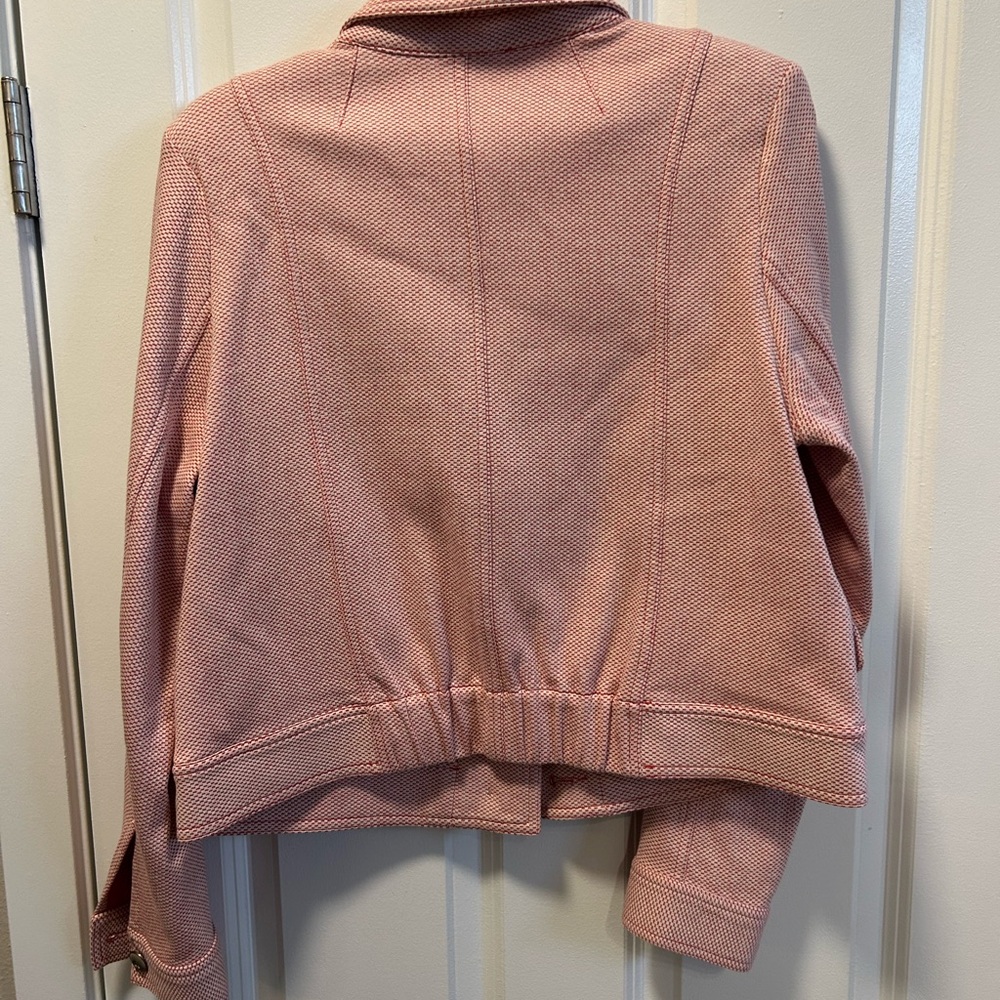 Cabi cream and red tweed jacket - Picture 4 of 4